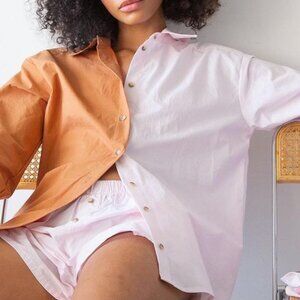 DONNI Duo Pop Button Down